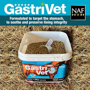 NAF Five Star GastriVet 2kg – Advanced Gastric Supplement for Horses – Supports Stomach Lining, Gut Health & pH Balance – With Prebiotics, Probiotics & Postbiotics