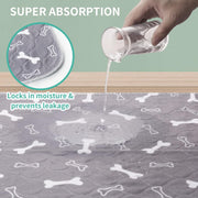 2 Pack 80*70cm Washable Puppy Pads, Non-Slip Waterproof Pet Pee Mat Super Absorbent, Reusable Puppy Training Pads for Home/Car/Travel