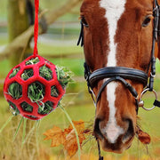 𝟐 𝐏𝐀𝐂𝐊 Horse Treat Ball Hay Feeder Holder Hanging Slow Feeding Toy with 150cm Rope Horse Ball Feeder Bag Stable Field Box Rest Toys for Goat Sheep Horse Paddock Rest Relieve Stress
