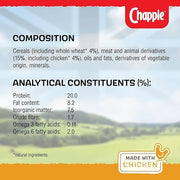 Chappie - Dry Dog Food for Adult Dogs - with Chicken and Wholegrain Cereal - 15 kg