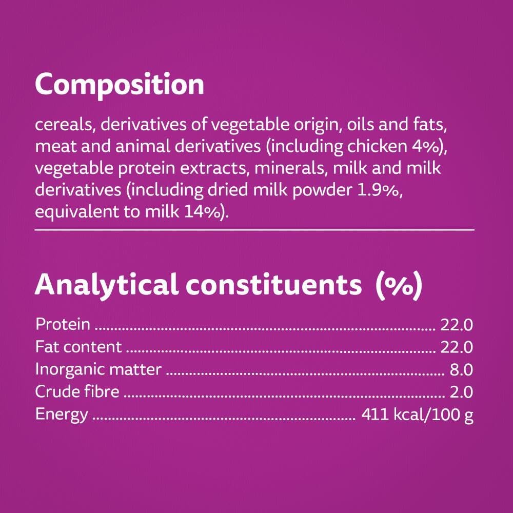 Whiskas Kitten Milky Treats Cat Treats 50 g, pack of 6