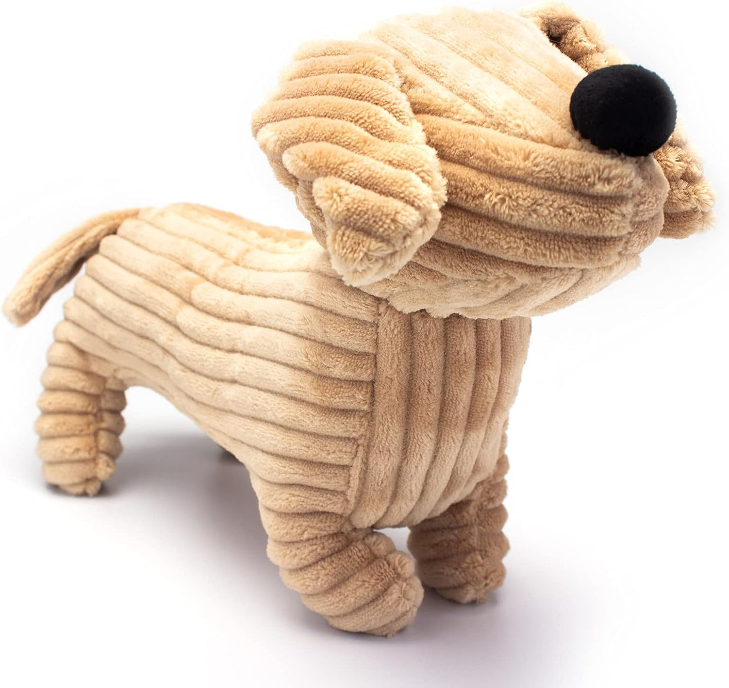Petface Dougie Deli Cord, Plush Puppy Dog Toy