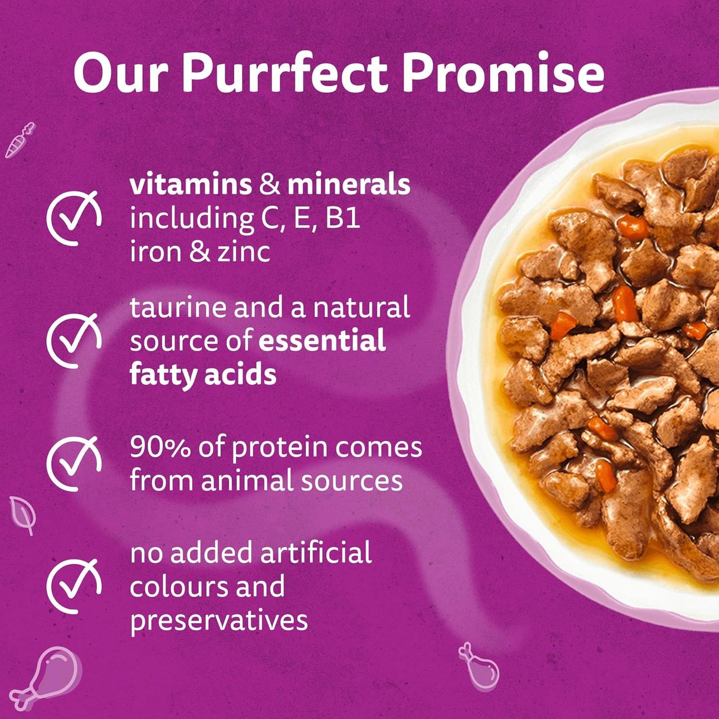 WHISKAS AROMATIC Adult Wet Cat Food in Gravy 40x85g Fragrant Fusions