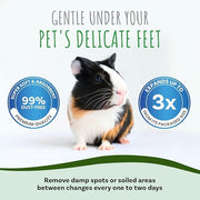 SMALL PET SELECT Premium Small Animal Bedding, Unbleached White Paper Bedding for Small Indoor and Outdoor Pets, Made in USA, 56 L Pack