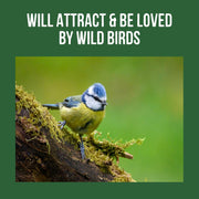 Sunflower Hearts Bird Food - Wild Bird Food for Small Birds, High in Energy and Protein, Great for Hanging Feeders, Bird Tables, and Ground Feeding, Bulk Bag (12.6kg) - Honeyfield’s