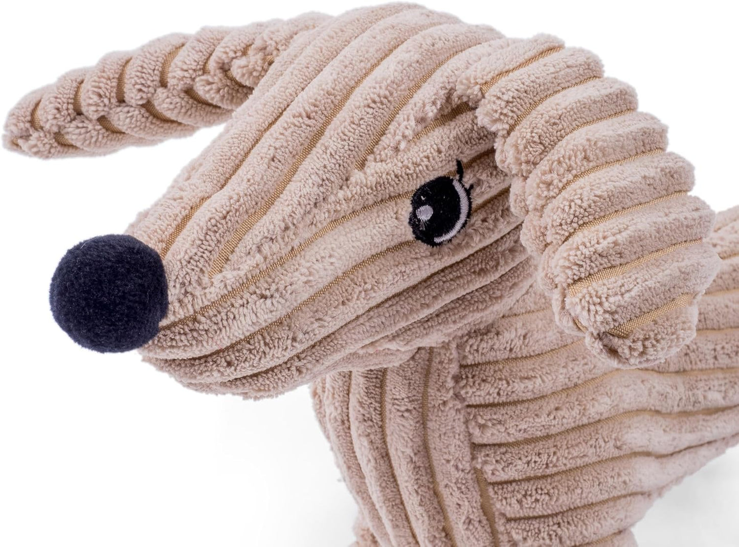 Petface Dougie Deli Cord, Plush Puppy Dog Toy