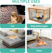 2 Pack 80*70cm Washable Puppy Pads, Non-Slip Waterproof Pet Pee Mat Super Absorbent, Reusable Puppy Training Pads for Home/Car/Travel