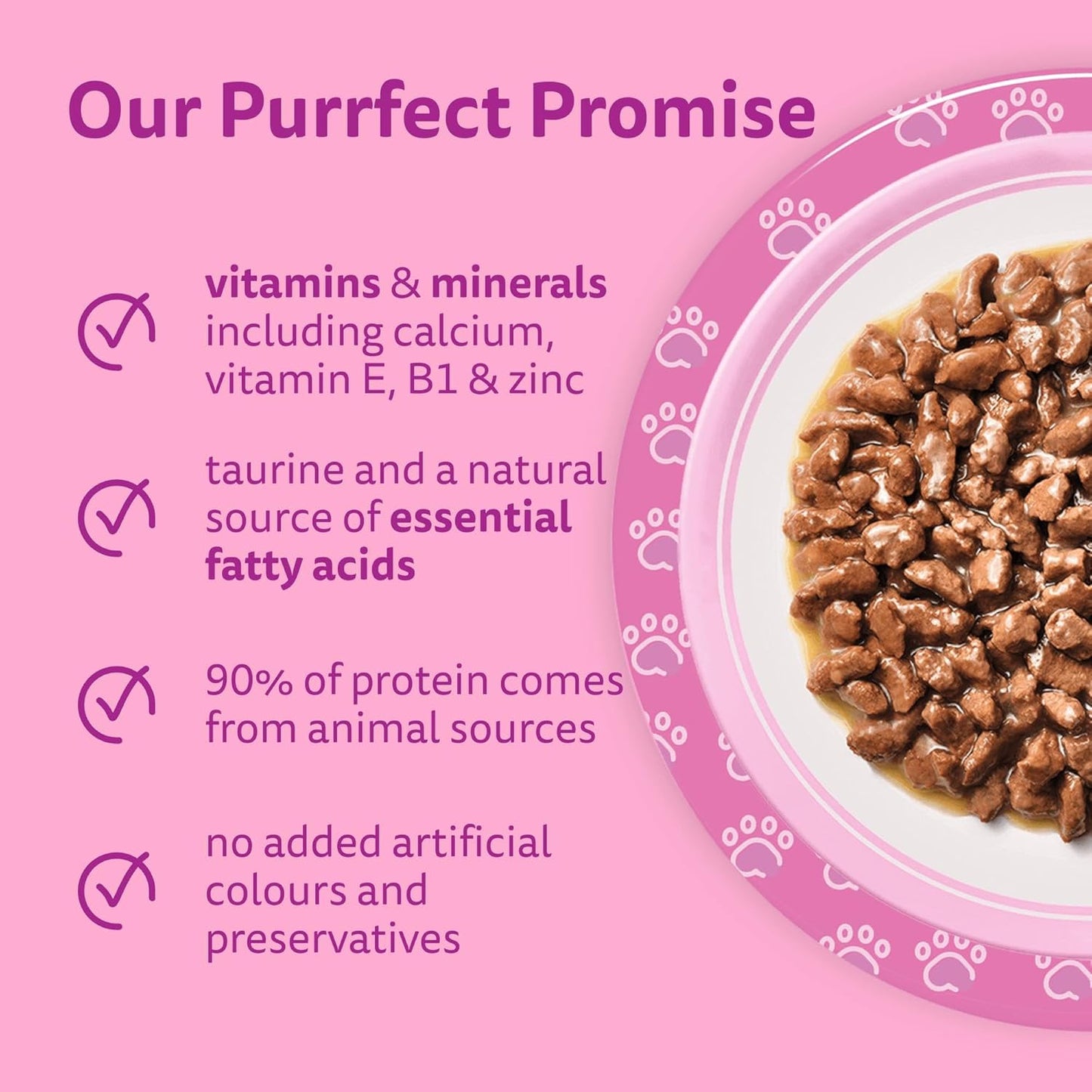 Whiskas Junior Classic Selection in Gravy 84 Pouches, Wet Kitten and Cat Food, Selection of Beef, Lamb, Chicken and Poultry, Megapack (84 x 85 g)
