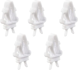 5-Pack Bird Cage Food Holder Clips - Plastic Fruit & Vegetable Feeder for Parrots, Cockatiels, Parakeets, and Small Animals - Durable, Easy-to-Use, and Space-Saving