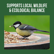 Sunflower Hearts Bird Food - Wild Bird Food for Small Birds, High in Energy and Protein, Great for Hanging Feeders, Bird Tables, and Ground Feeding, Bulk Bag (12.6kg) - Honeyfield’s