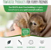 SMALL PET SELECT Premium Small Animal Bedding, Unbleached White Paper Bedding for Small Indoor and Outdoor Pets, Made in USA, 56 L Pack