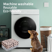 2 Pack 80*70cm Washable Puppy Pads, Non-Slip Waterproof Pet Pee Mat Super Absorbent, Reusable Puppy Training Pads for Home/Car/Travel