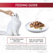 GOURMET Mon Petit Intense Fish Variety Tuna, Salmon, Trout Wet Cat Food 6x50g (Pack of 8)