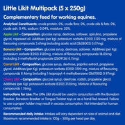 Likit Little Multipack Refill 250g | Apple, Cherry, Banana, Carrot | Pack of 5 | 250 g