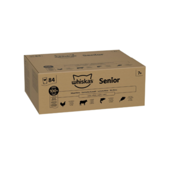 WHISKAS Adult Wet Cat Food in Jelly 84x85g Mixed Menu