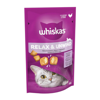 Whiskas Dentabites Cat Treats with Tasty Chicken - Oral Health Support for Cats 40 g (Pack of 6)