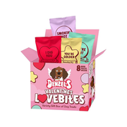 Denzel’s Valentines Dog Treats - Love Bites Variety Box of Dog Treats - Valentine’s Gift Box for Dogs