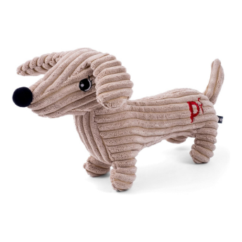 Petface Dougie Deli Cord, Plush Puppy Dog Toy