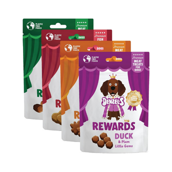 Denzel's Rewards, Natural Dog Treats - High Value Training Treats - Variety Pack (Pack of 4)