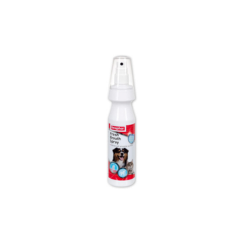 Beaphar - Fresh Breath Anti-Plaque Spray - Dental Care for Dogs & Cats - Helps Prevent Bad Breath -Combats Plaque & Tartar - 150ml