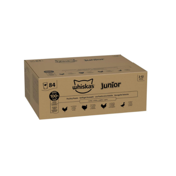 whiskas 1+ Adult Classic Selection in Gravy 84 Pouches, Adult Wet Cat Food, Megapack (84 x 85 g)