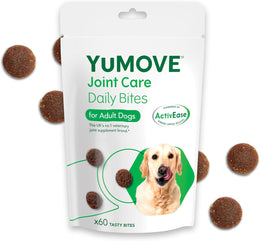 YuMOVE Joint Supplement for Dogs, Daily Bites for Joint Care, Essential Dog Hip and Joint Support for Stiff Adult Dogs with Glucosamine, Chondroitin, Green...